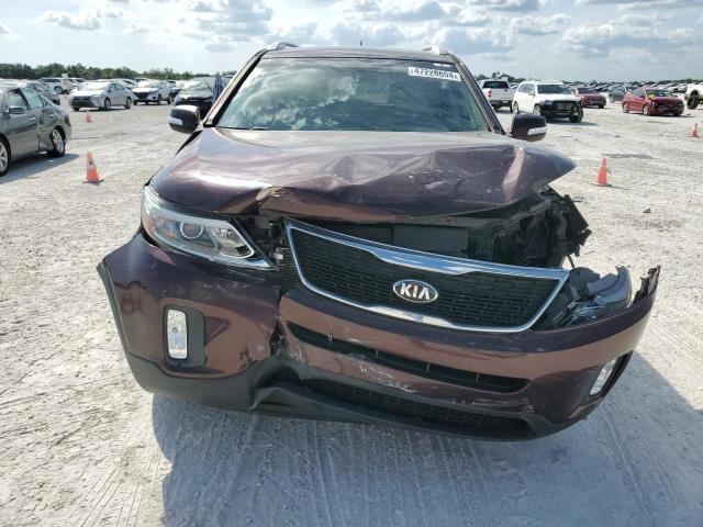 5XYKT3A65FG662146 - 2015 KIA SORENTO LX MAROON photo 5