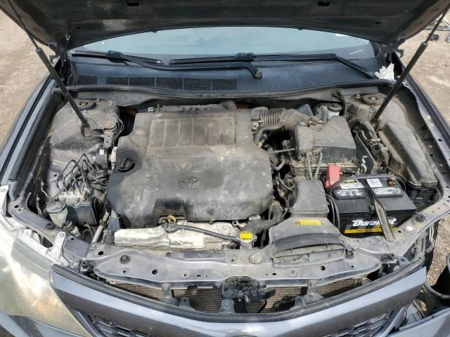 4T1BK1FK3CU016557 - 2012 TOYOTA CAMRY SE CHARCOAL photo 11