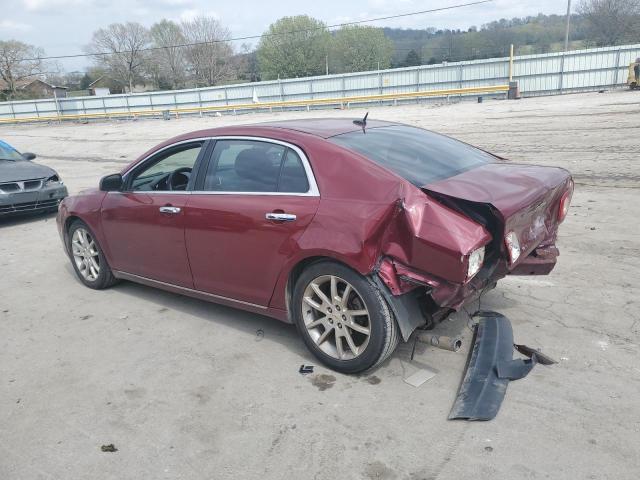 1G1ZE5EU7BF280199 - 2011 CHEVROLET MALIBU LTZ ბურგუნდია ფოტო 2