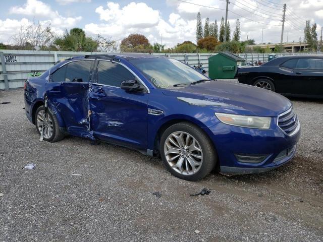 1FAHP2F89DG218366 - 2013 FORD TAURUS LIMITED BLUE photo 4