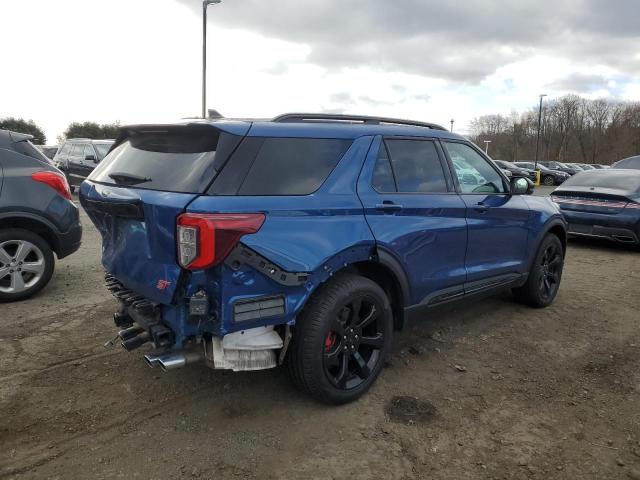 1FM5K8GC3PGA45851 - 2023 FORD EXPLORER ST BLUE photo 3