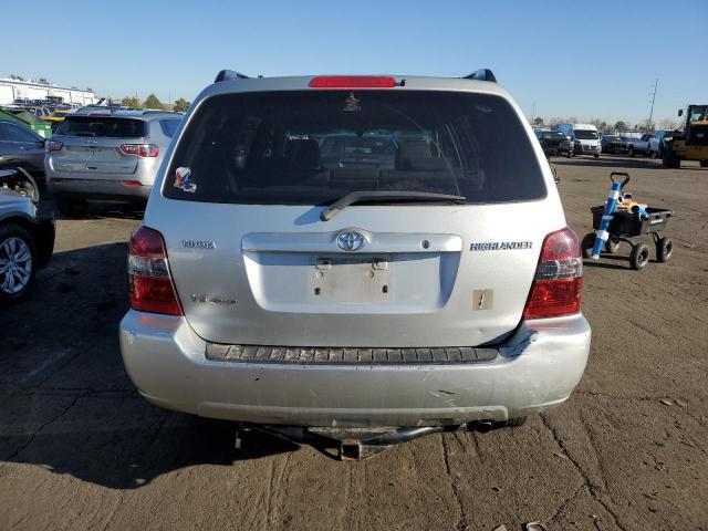 JTEEP21AX40046571 - 2004 TOYOTA HIGHLANDER SILVER photo 6