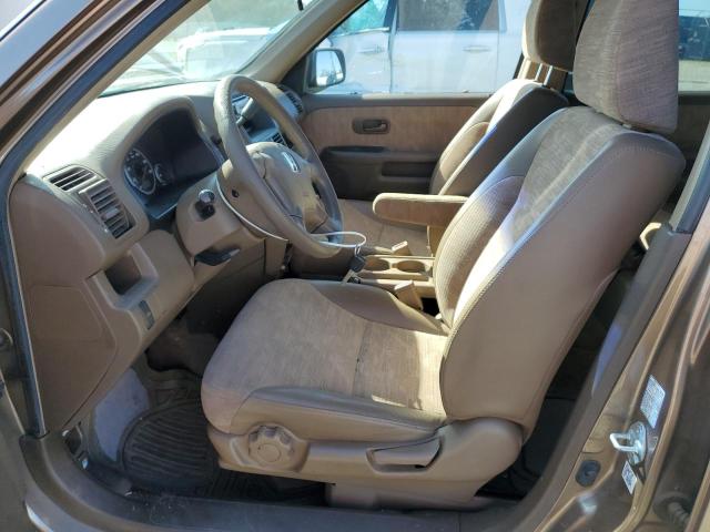 JHLRD78462C018504 - 2002 HONDA CR-V LX TAN photo 7