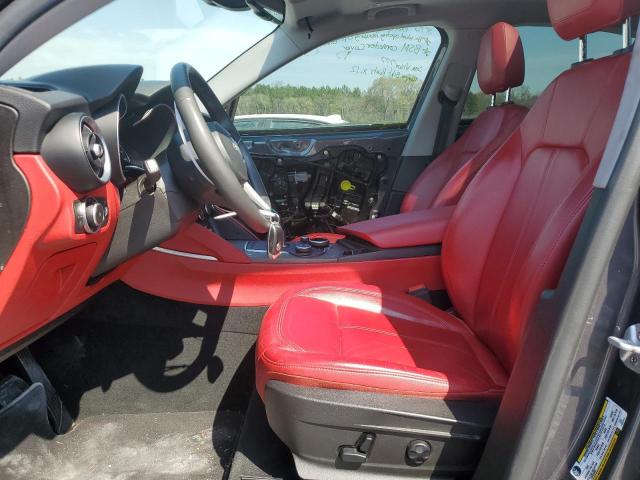 ZASFAKBNXJ7B80552 - 2018 ALFA ROMEO STELVIO TI GRAY photo 7