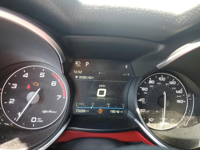 ZASFAKBNXJ7B80552 - 2018 ALFA ROMEO STELVIO TI GRAY photo 9
