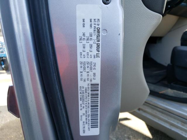 2C4RC1BG3CR252107 - 2012 CHRYSLER TOWN & COU TOURING ვერცხლისფერი ფოტო 13