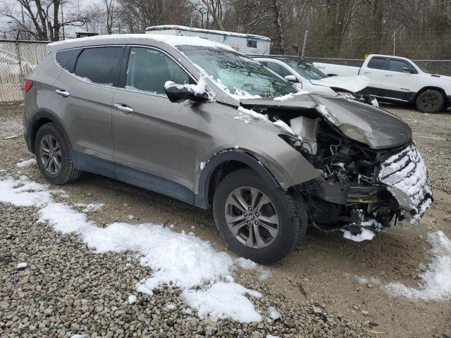 5XYZU3LB9DG001903 - 2013 HYUNDAI SANTA FE S GRAY photo 4