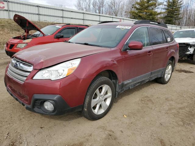 4S4BRBCC3E3276786 - 2014 SUBARU OUTBACK 2.5I PREMIUM RED photo 1