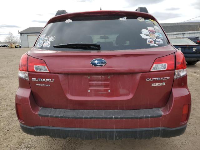 4S4BRBCC3E3276786 - 2014 SUBARU OUTBACK 2.5I PREMIUM RED photo 6