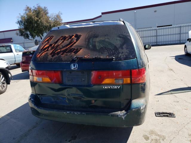 2HKRL1864YH541368 - 2000 HONDA ODYSSEY EX GREEN photo 6