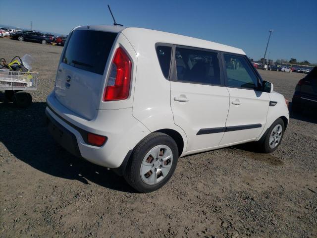 KNDJT2A52D7566949 - 2013 KIA SOUL WHITE photo 3