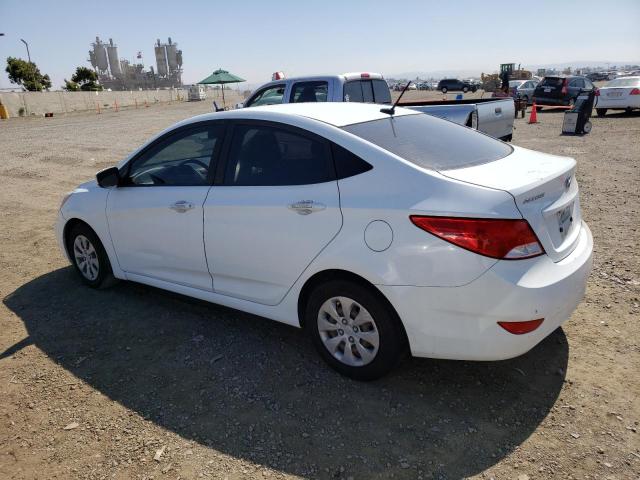 KMHCT4AEXGU123258 - 2016 HYUNDAI ACCENT SE WHITE photo 2