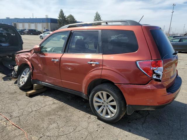 JF2SHBDC3BH700151 - 2011 SUBARU FORESTER 2.5X PREMIUM ORANGE photo 2