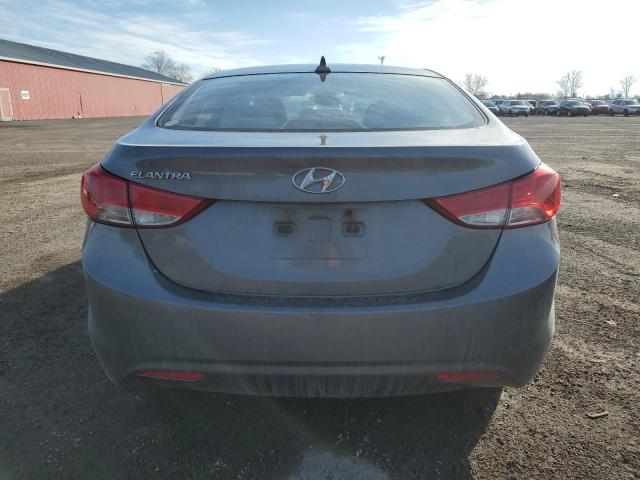 5NPDH4AE8DH175018 - 2013 HYUNDAI ELANTRA GLS GRAY photo 6