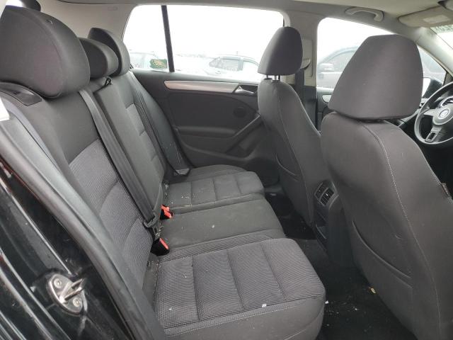 WVWDB7AJ7CW001594 - 2012 VOLKSWAGEN GOLF BLACK photo 10
