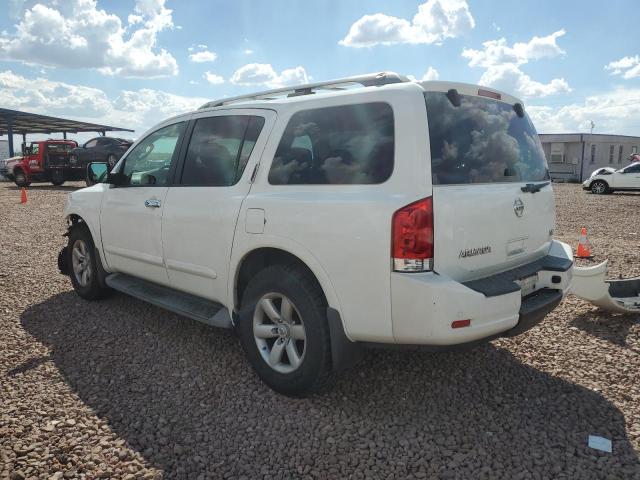 5N1AA0ND9AN605003 - 2010 NISSAN ARMADA SE WHITE photo 2