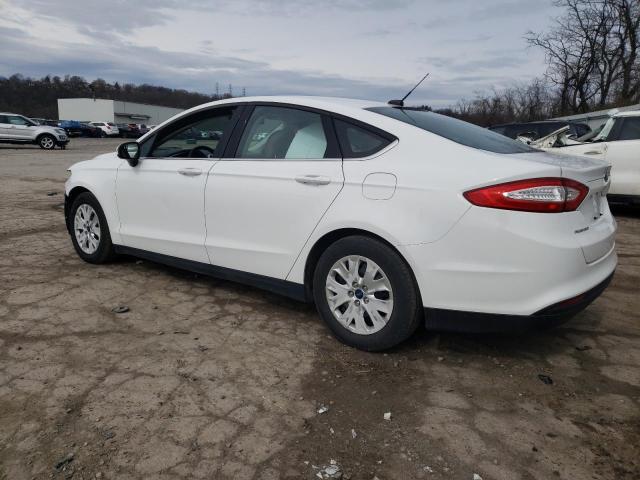 3FA6P0G7XDR302660 - 2013 FORD FUSION S WHITE photo 2