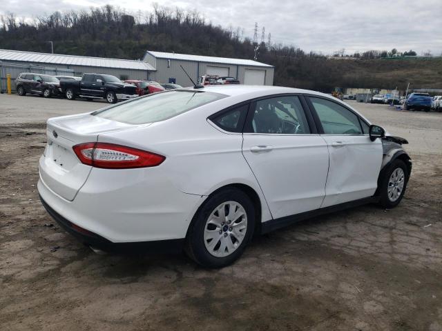 3FA6P0G7XDR302660 - 2013 FORD FUSION S WHITE photo 3