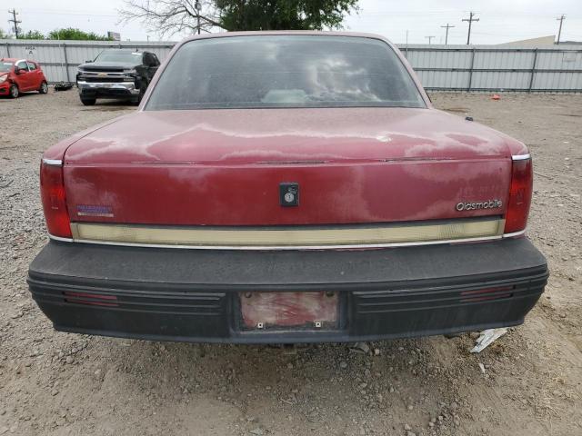 1G3CX53L3N4317623 - 1992 OLDSMOBILE 98 REGENCY MAROON photo 6