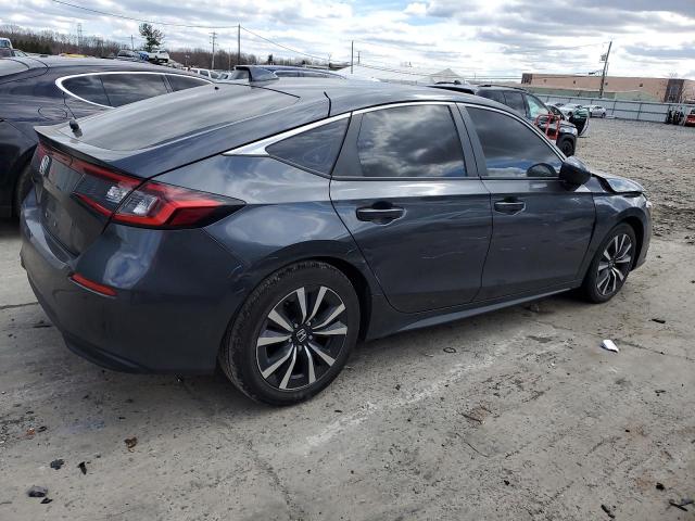 19XFL1H7XNE005259 - 2022 HONDA CIVIC EXL GRAY photo 3