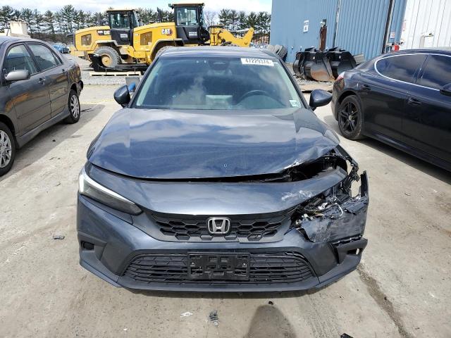 19XFL1H7XNE005259 - 2022 HONDA CIVIC EXL GRAY photo 5