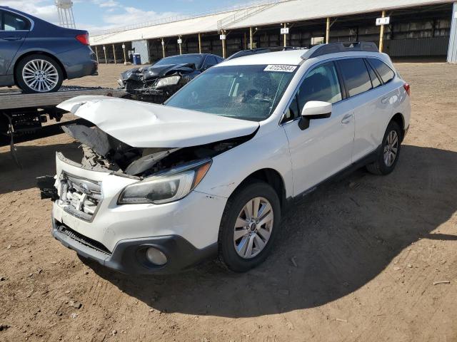 4S4BSBCC8F3355845 - 2015 SUBARU OUTBACK 2.5I PREMIUM WHITE photo 1