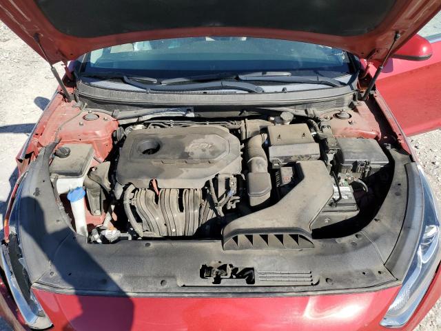 5NPE24AF6KH787584 - 2019 HYUNDAI SONATA SE RED photo 11