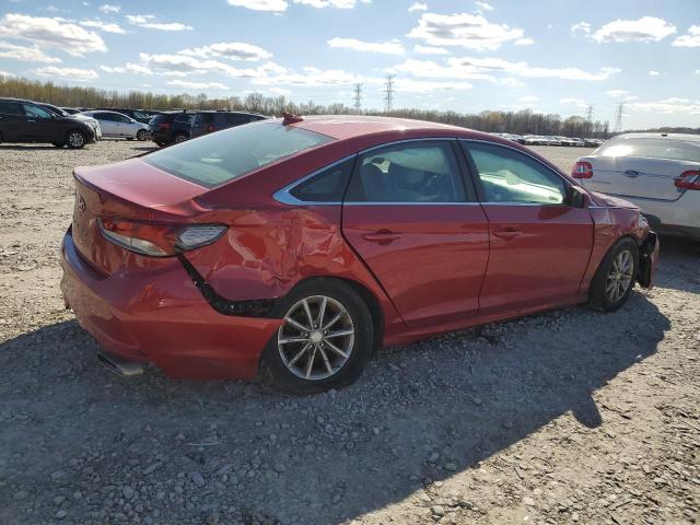 5NPE24AF6KH787584 - 2019 HYUNDAI SONATA SE RED photo 3