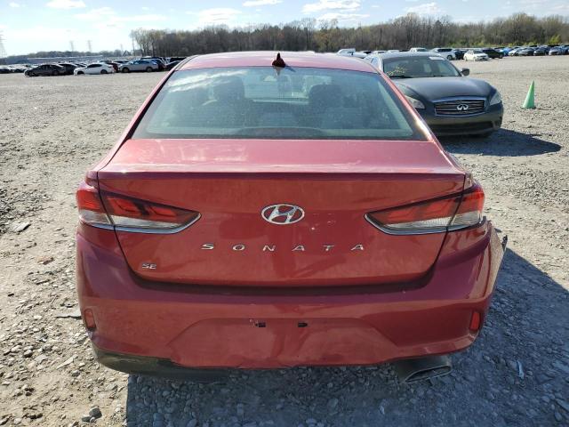 5NPE24AF6KH787584 - 2019 HYUNDAI SONATA SE RED photo 6