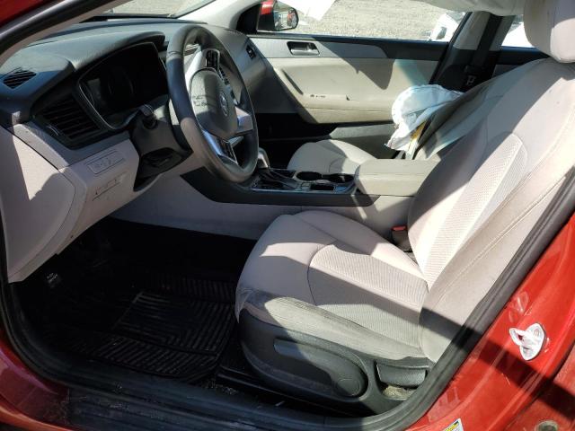 5NPE24AF6KH787584 - 2019 HYUNDAI SONATA SE RED photo 7