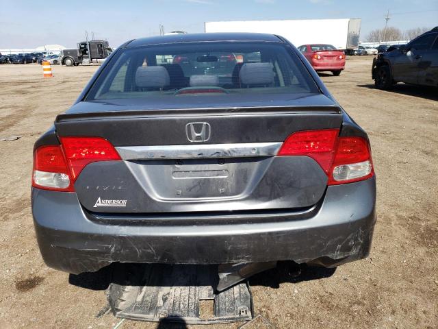 2HGFA166X9H325516 - 2009 HONDA CIVIC LX-S GRAY photo 6