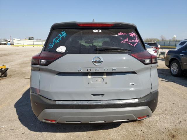 5N1AT3CA0MC717791 - 2021 NISSAN ROGUE SL GRAY photo 6