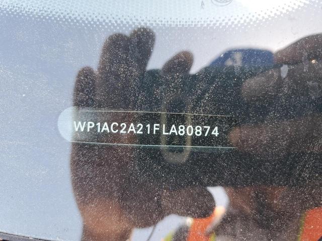 WP1AC2A21FLA80874 - 2015 PORSCHE CAYENNE TURBO BROWN photo 12