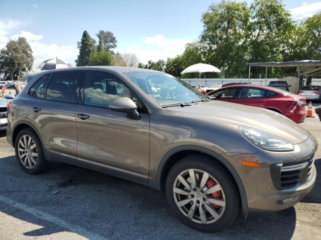 WP1AC2A21FLA80874 - 2015 PORSCHE CAYENNE TURBO BROWN photo 4