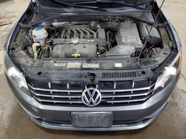 1VWCM7A39CC057929 - 2012 VOLKSWAGEN PASSAT SEL GRAY photo 11