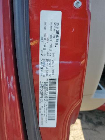 2D8HN541X9R595996 - 2009 DODGE GRAND CARA SXT RED photo 13