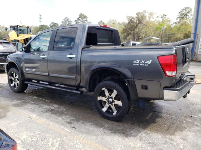 1N6AA07B67N242214 - 2007 NISSAN TITAN XE GRAY photo 2