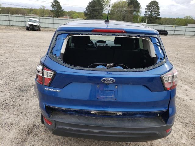 1FMCU0F76HUB42598 - 2017 FORD ESCAPE S BLUE photo 6