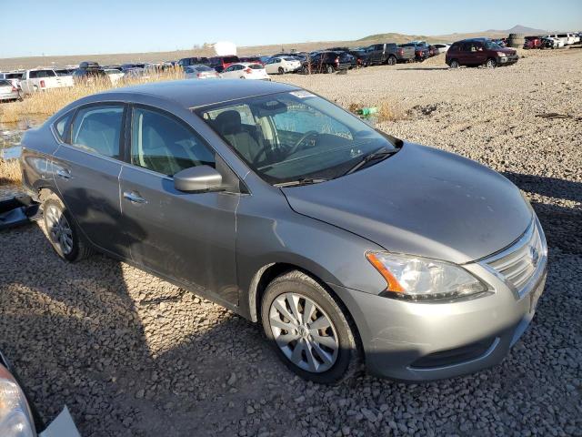 3N1AB7AP7EY263055 - 2014 NISSAN SENTRA S SILVER photo 4