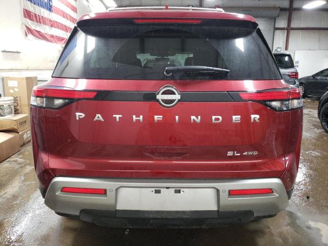 5N1DR3CC3PC242140 - 2023 NISSAN PATHFINDER SL RED photo 6