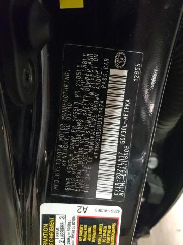 4T1BK3DB2BU371474 - 2011 TOYOTA AVALON BASE 黑色 照片 12