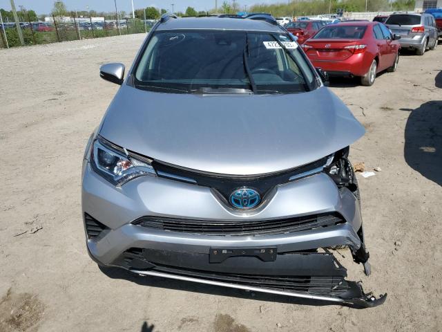 JTMRJREV1JD197123 - 2018 TOYOTA RAV4 HV LE SILVER photo 5