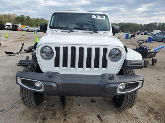 1C4HJXEG8PW665718 - 2023 JEEP WRANGLER SAHARA WHITE photo 5