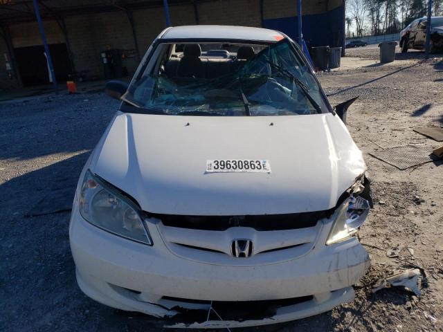 2HGES16314H547000 - 2004 HONDA CIVIC DX VP 白色 照片 5