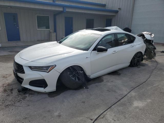 19UUB6F52MA004697 - 2021 ACURA TLX TECH A WHITE photo 1