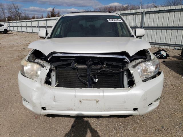 JTEES42A192138432 - 2009 TOYOTA HIGHLANDER LIMITED WHITE photo 5