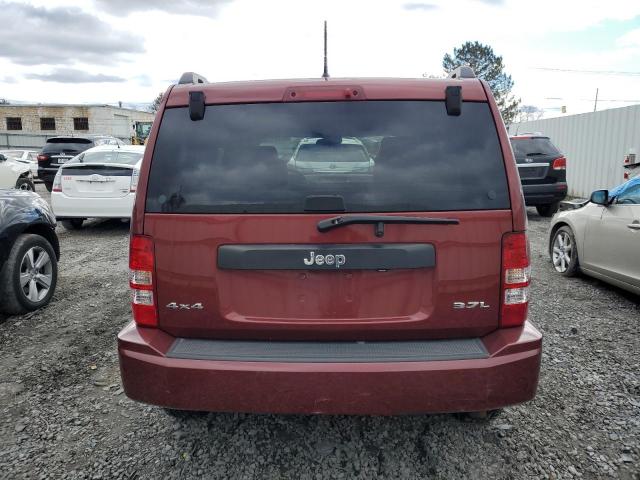 1J8GN28K38W254272 - 2008 JEEP LIBERTY SPORT RED photo 6