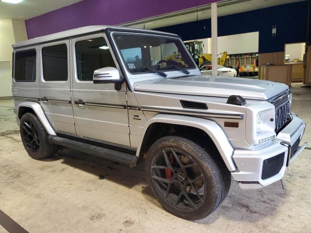 WDCYC7DF8FX240439 - 2015 MERCEDES-BENZ G 63 AMG SILVER photo 4