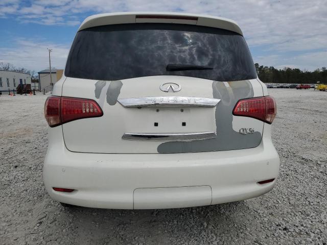 JN8AZ2ND0B9701125 - 2011 INFINITI QX56 WHITE photo 6