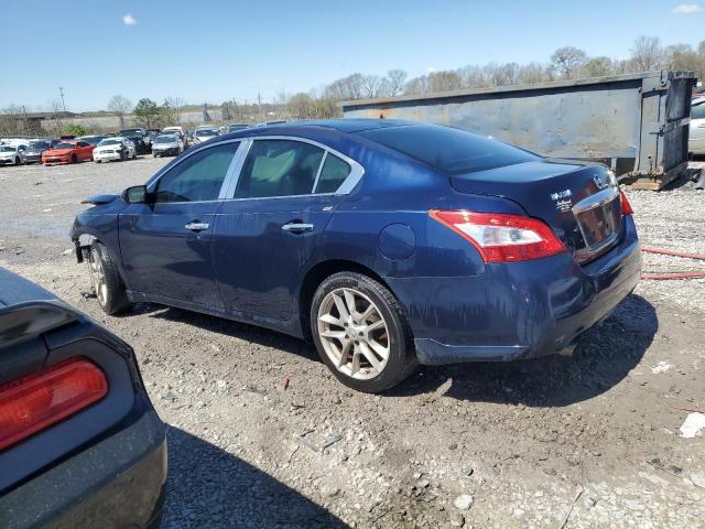 1N4AA5APXAC831456 - 2010 NISSAN MAXIMA S BLUE photo 2